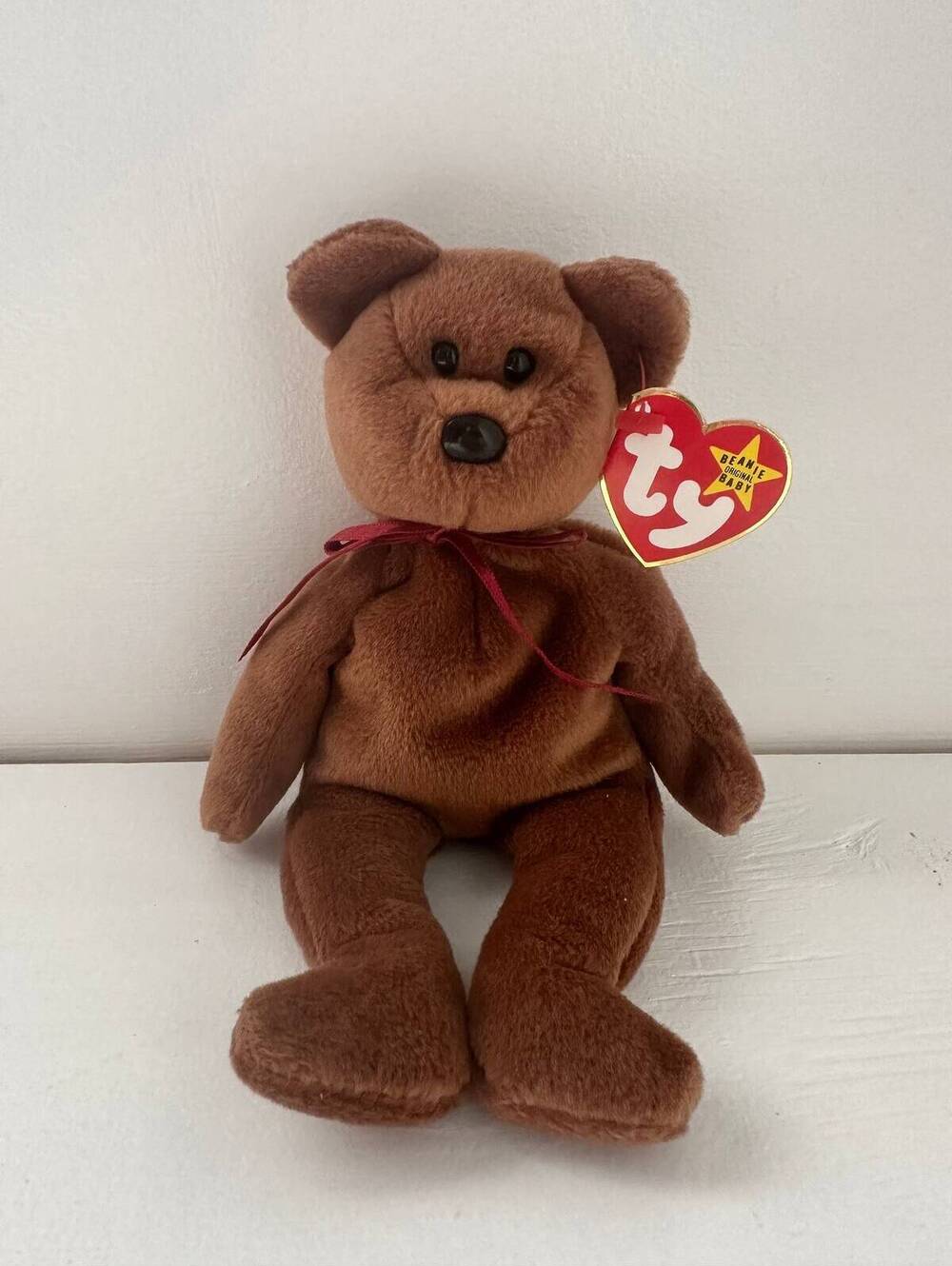 Ty Beanie Baby “Teddy” the Brown Bear (8.5 inch)